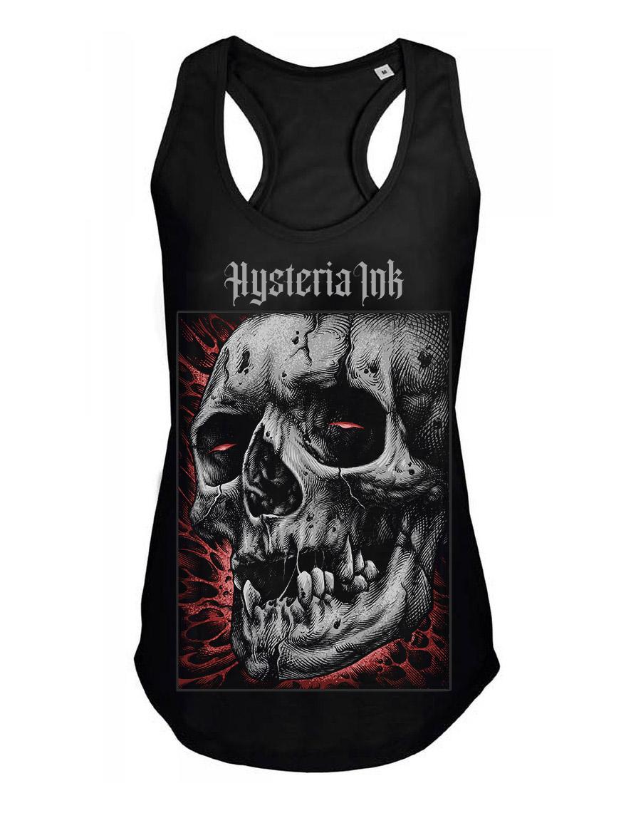 Debardeur femme Hysteria Ink Skull Head Ink
