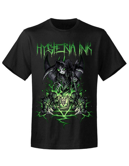 T-shirt unisexe Hysteria Ink Miss Ink Death Ink green