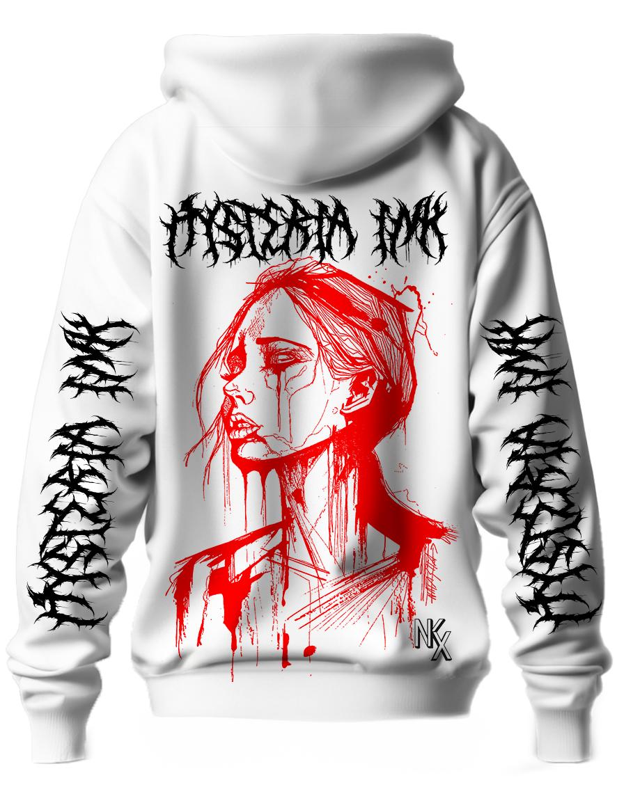 sweat zip unisexe Hysteria Ink  X Natasha Kikx Girl Manches