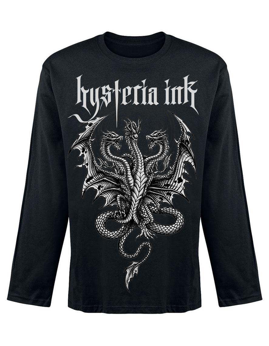 T-shirt unisexe manches longues Hysteria Ink Wyvern ink