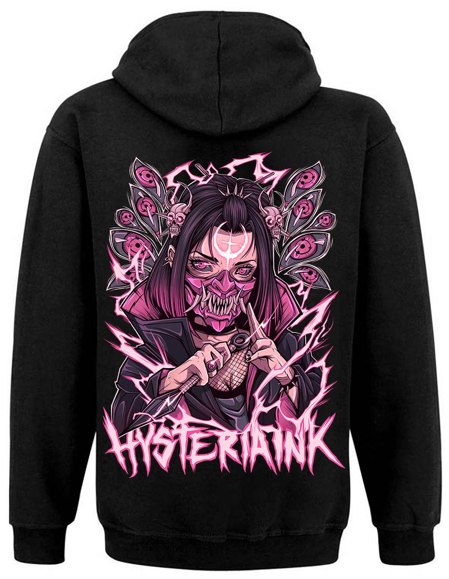 Sweat zip unisexe Hysteria Ink Maya Oni Ink