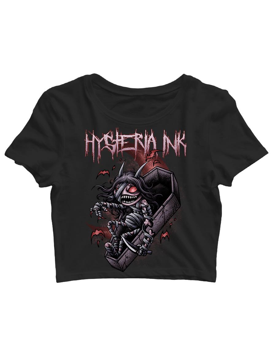 Crop Top Hysteria Ink Miss Ink coffin Ink