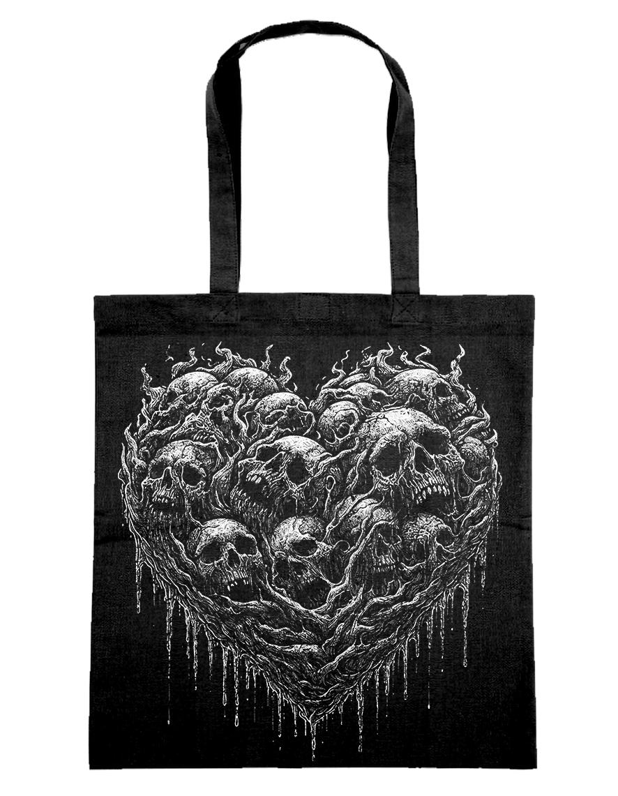 Tote Bag Hysteria Ink Heart Of Skulls