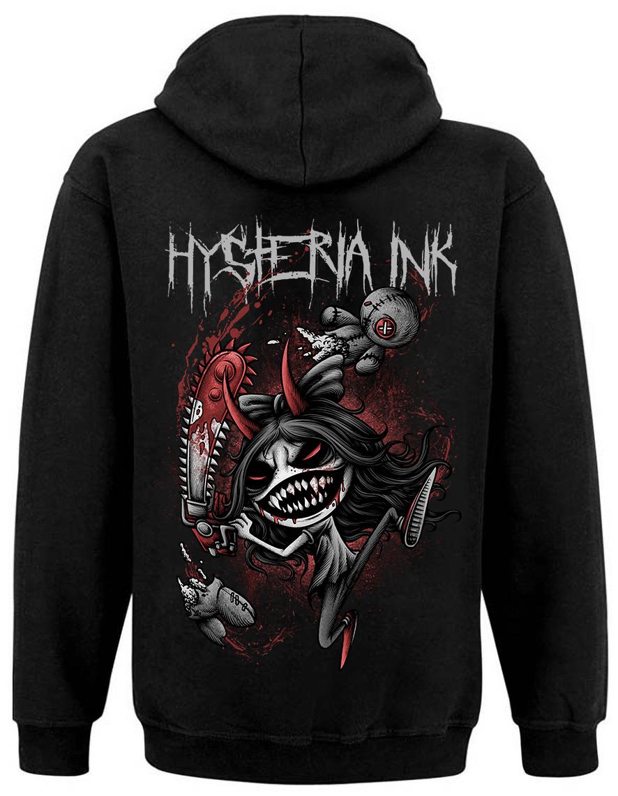 Sweat zip unisexe Hysteria Ink Miss Ink Diablo Ink