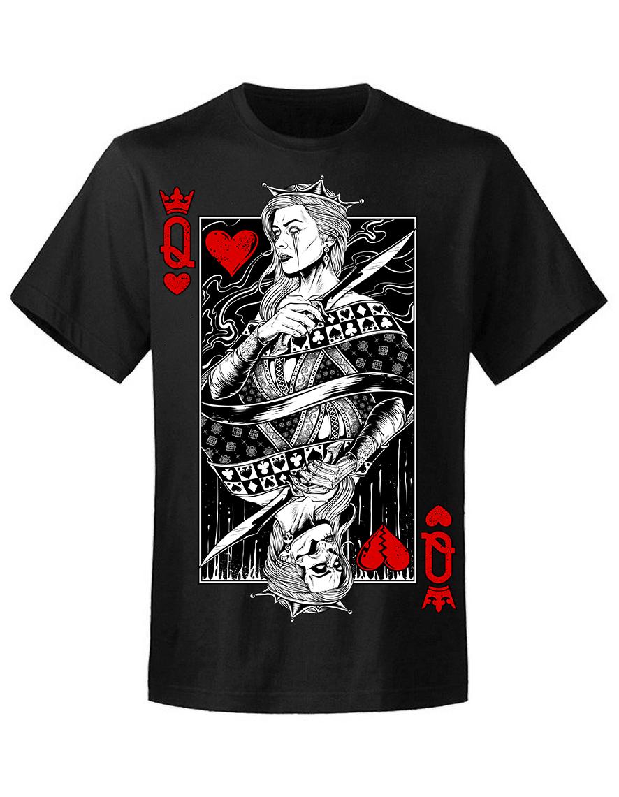 T-shirt unisexe Hysteria Ink Dame de Coeur Ink