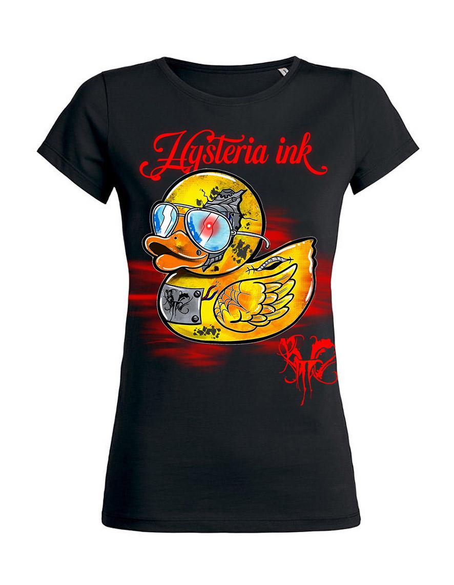 T-shirt femme Hysteria Ink Terminaduck Ink
