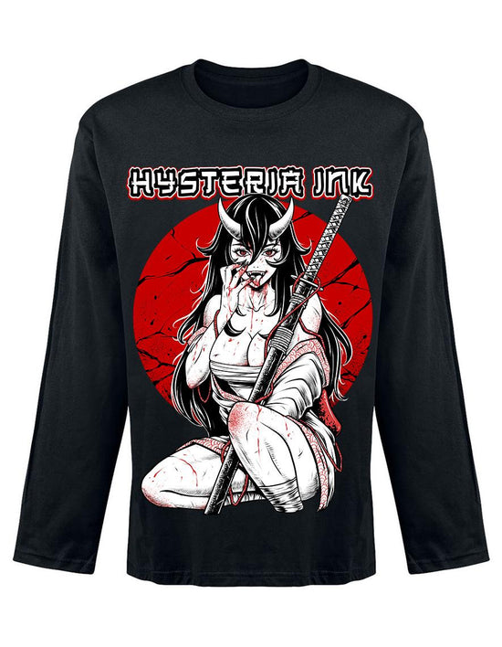 T-shirt unisexe Manches Longues Hysteria Ink Manga horns Ink