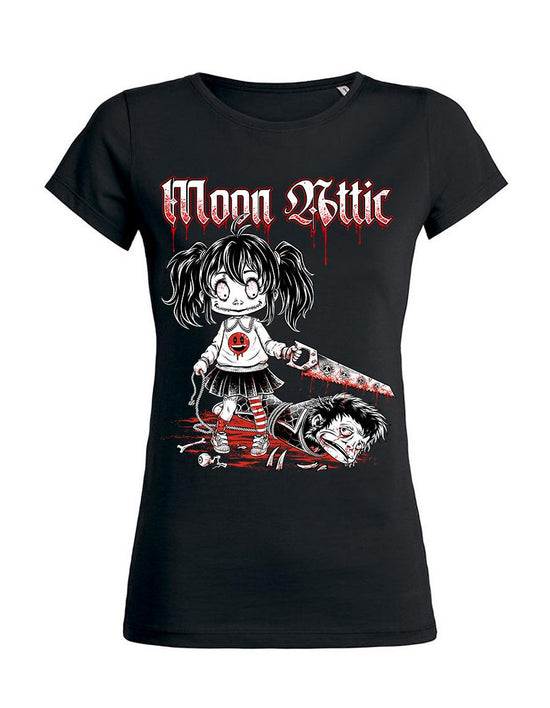 T-shirt femme Moon Attic Girl killer Attic