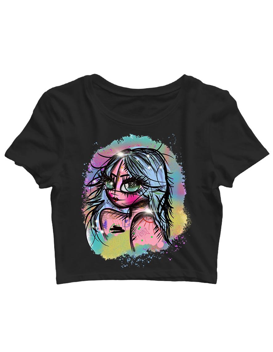 crop top Hysteria Ink X Raphaelle Emery Forte et libre