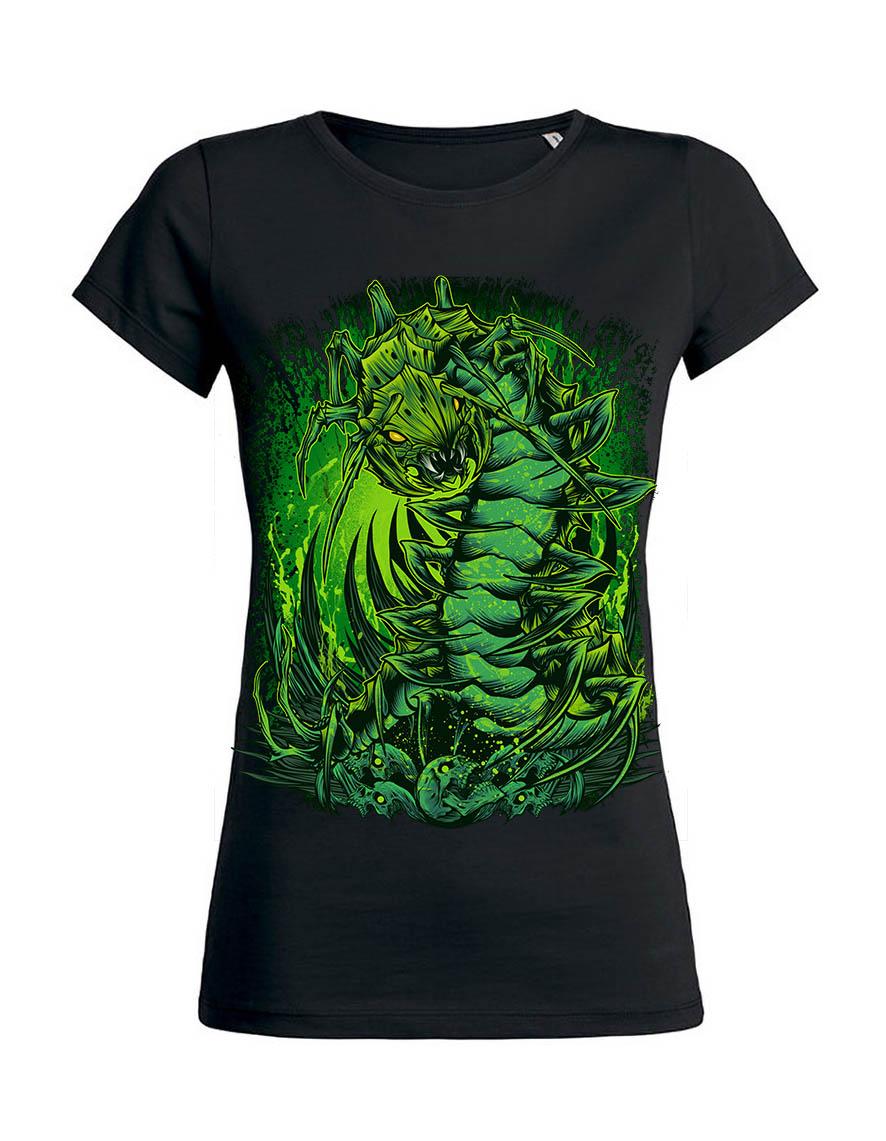 T-shirt femme InDeathWeTrust VERT