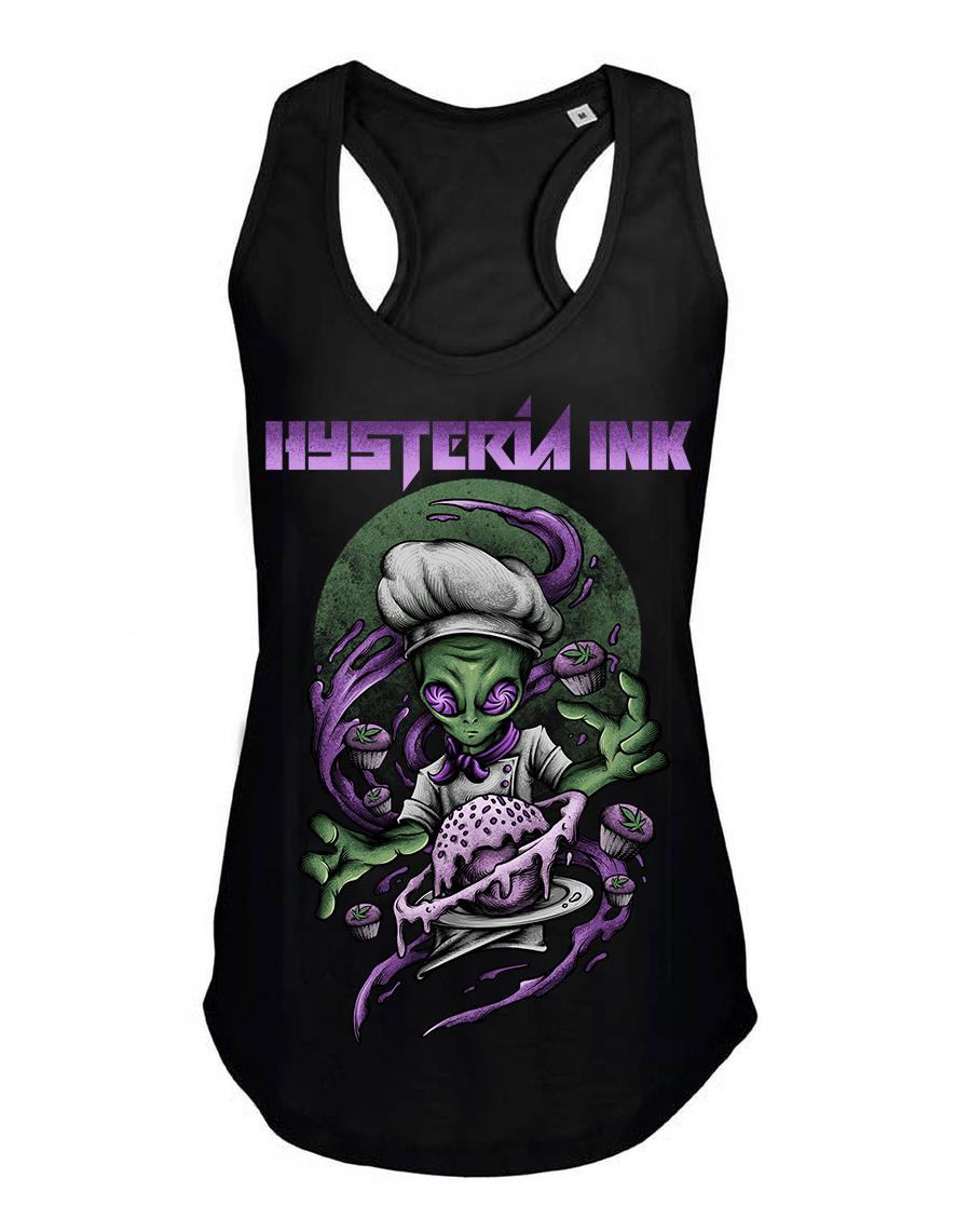 Debardeur femme Hysteria Ink ALien Space Cake