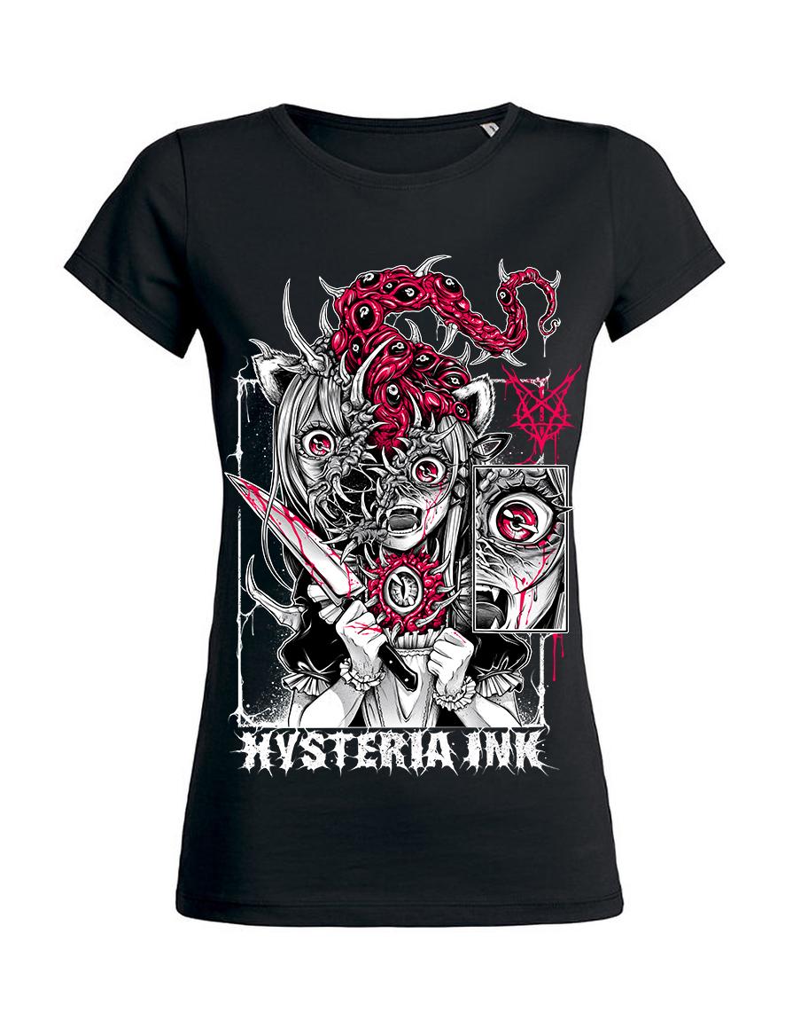 T-shirt femme Hysteria Ink Maya horror Ink
