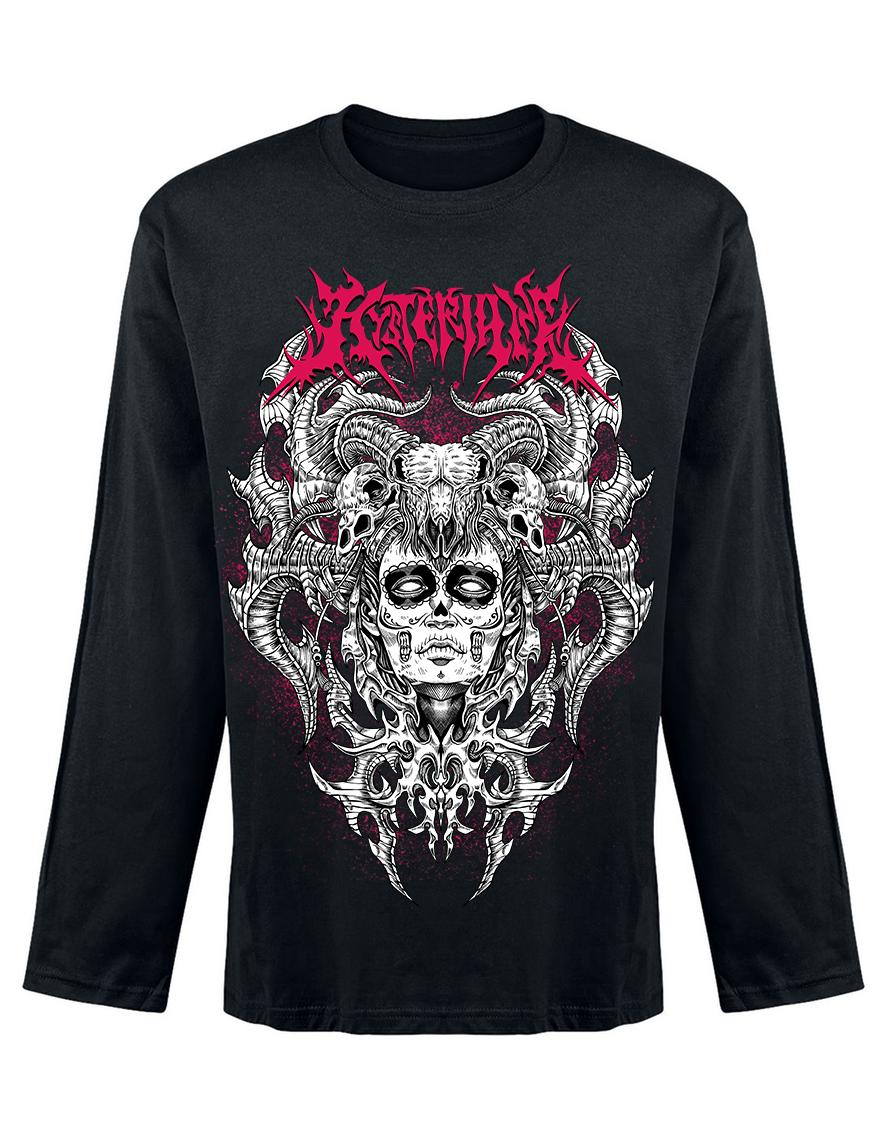 T-shirt unisexe manches longues Hysteria Ink corvus ink
