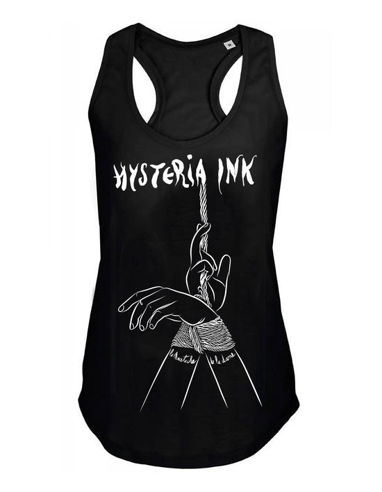 Debardeur femme Justin Hysteria Ink  X La Moustache De La Dame