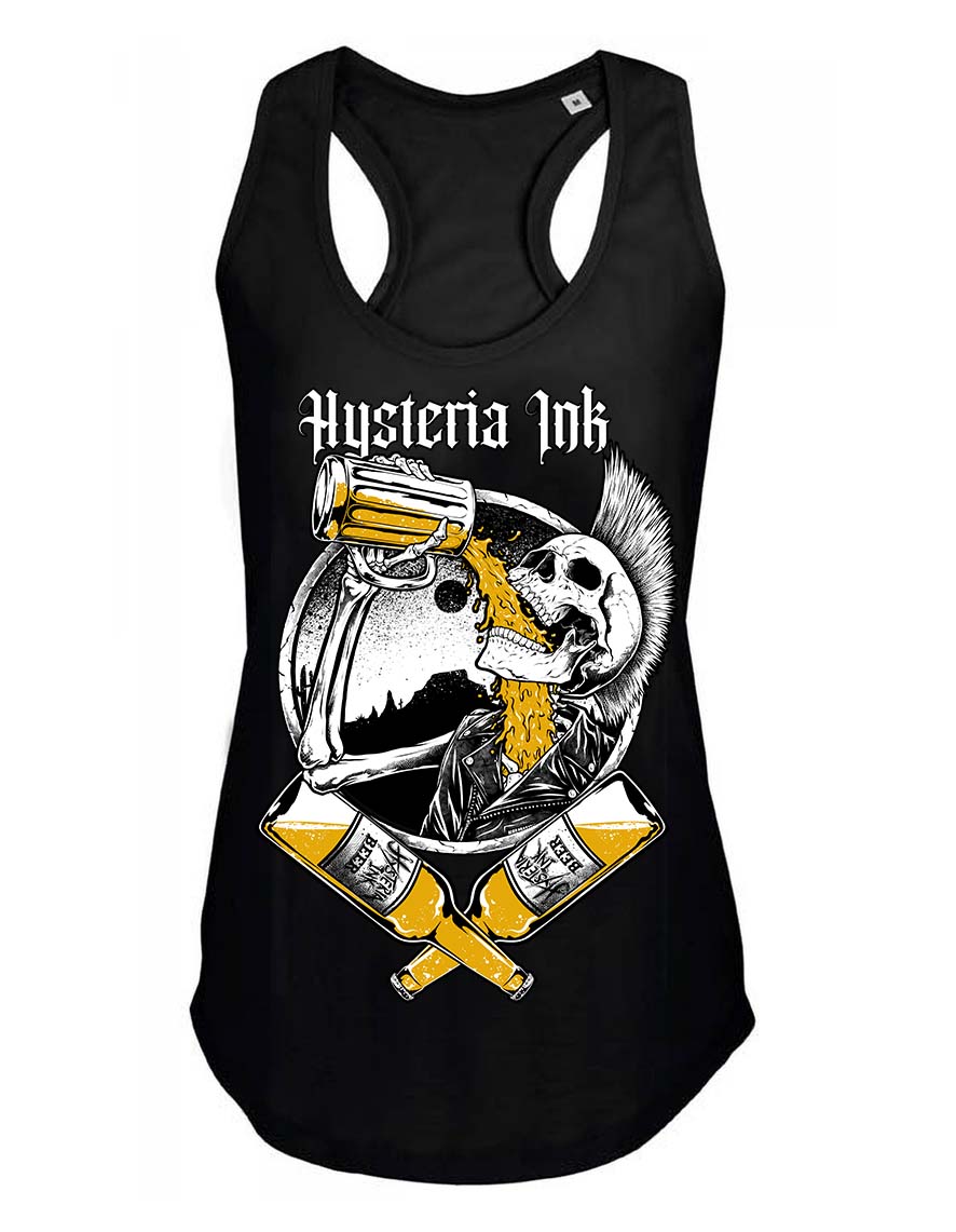 Debardeur femme Hysteria Ink  Death's beer