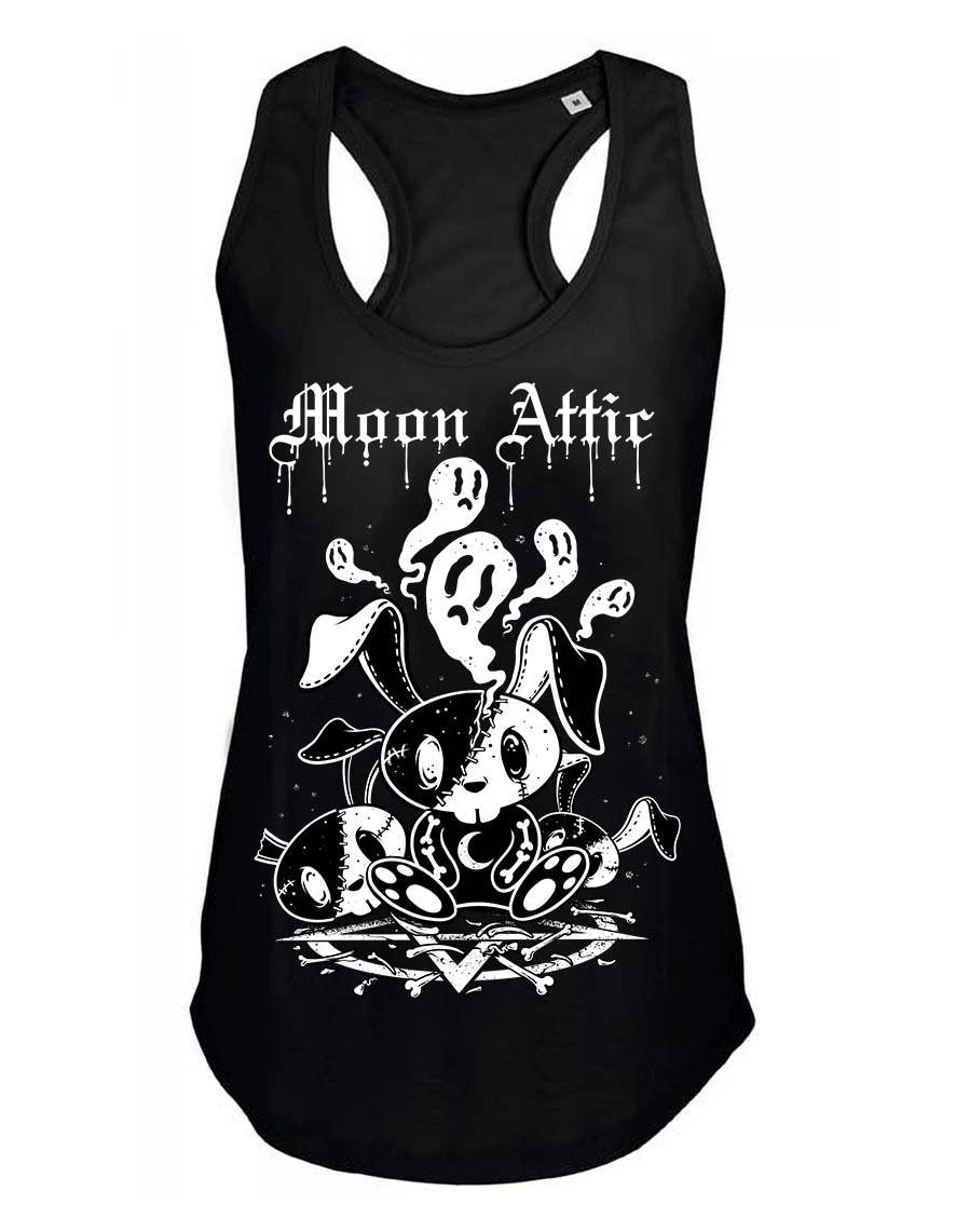 Debardeur femme Justin Moon Attic Moon Bunnies Attic