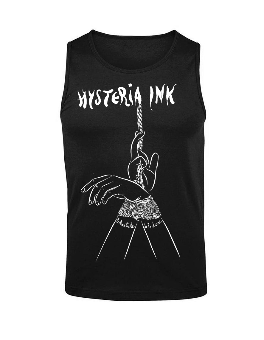 Debardeur homme Justin Hysteria Ink  X La Moustache De La Dame