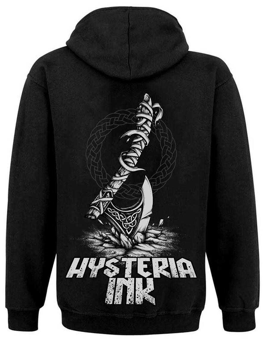 sweat zip unisexe Hysteria Ink Celtic weapon Ink