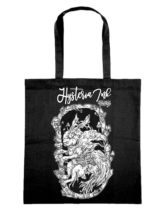 tote bag Hysteria Ink X HER wood