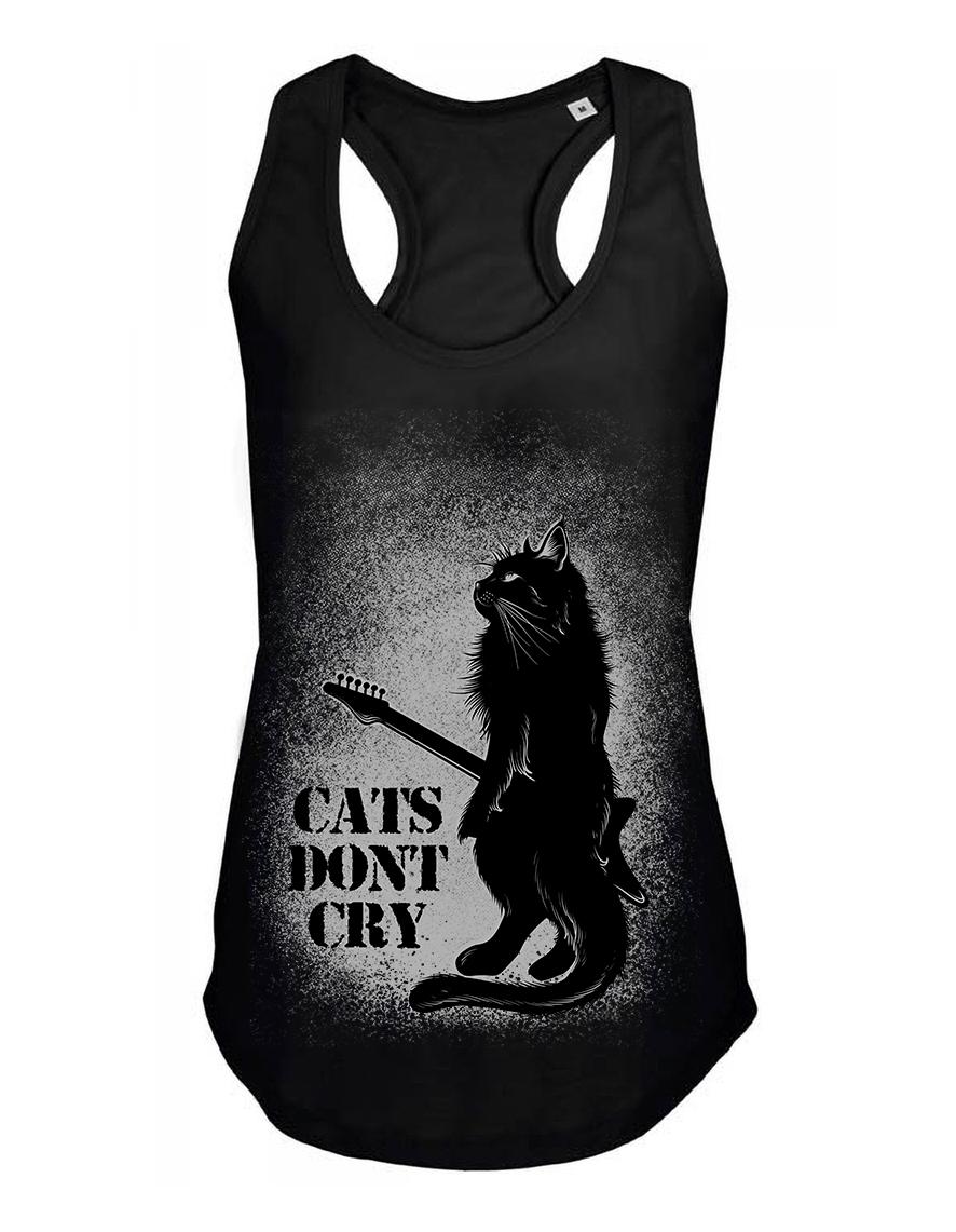 Debardeur femme Hysteria Ink Cats dont cry