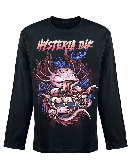 T-shirt unisexe manches longues Hysteria Ink Axolotl Ramen Ink