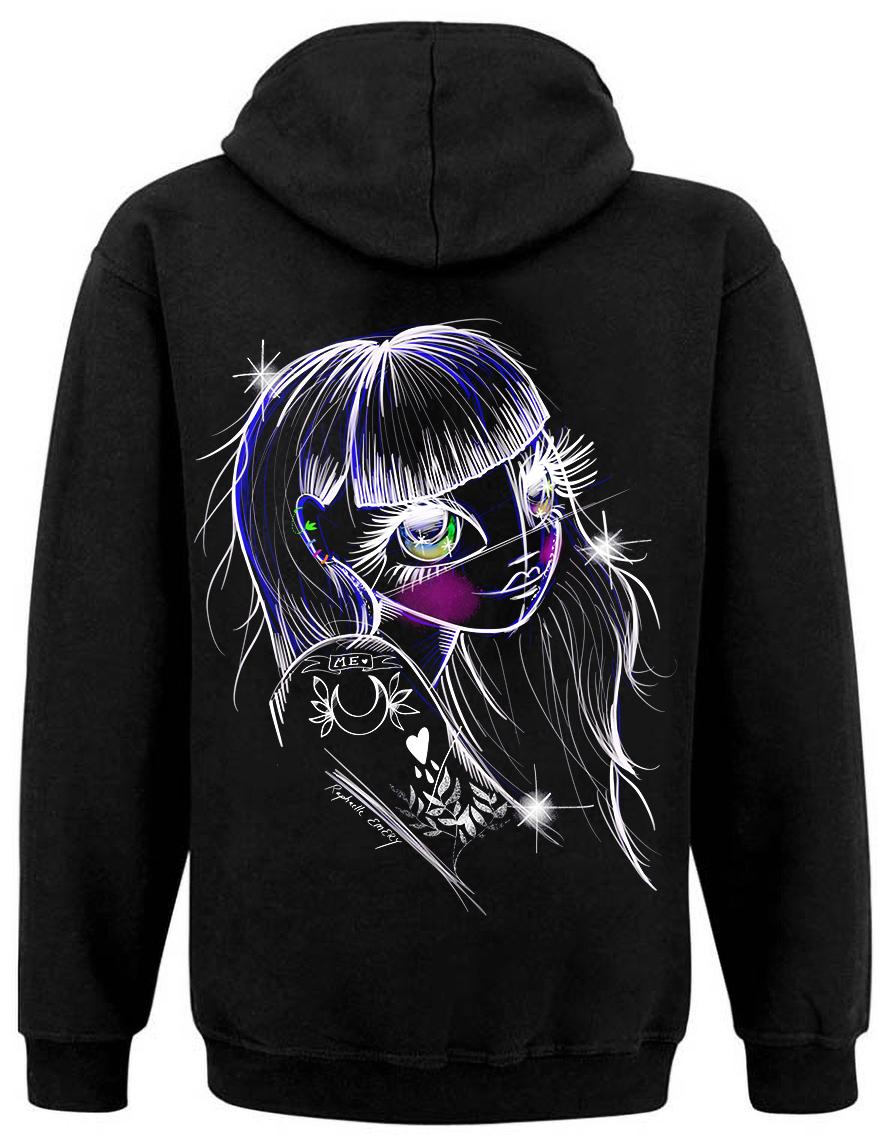 Sweat zip unisexe Hysteria Ink X Raphaelle Emery MIA