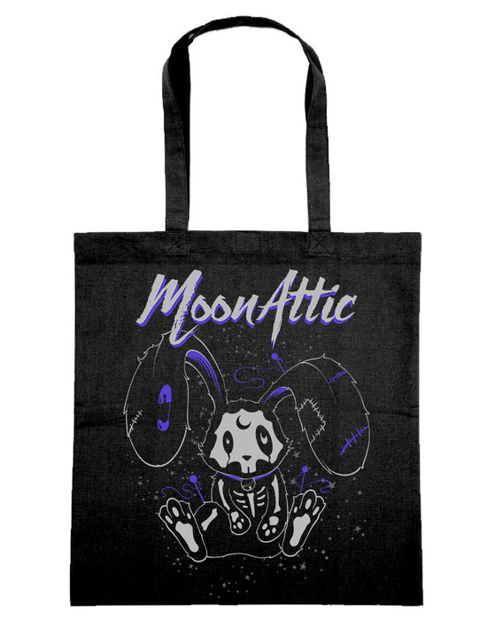 tote bag Moon Attic Skelly Big eared rabbit Attic