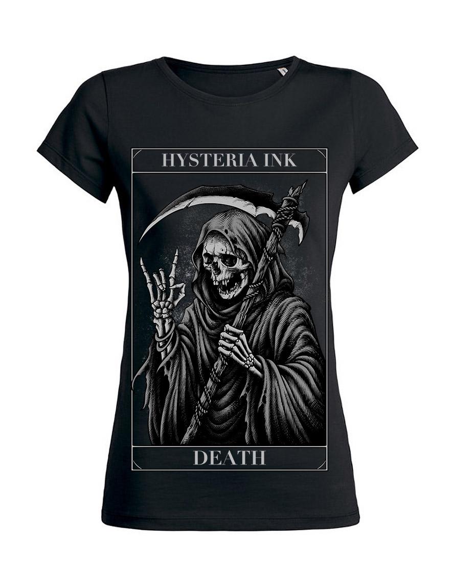 T-shirt femme Hysteria Ink Death Tarrot Ink