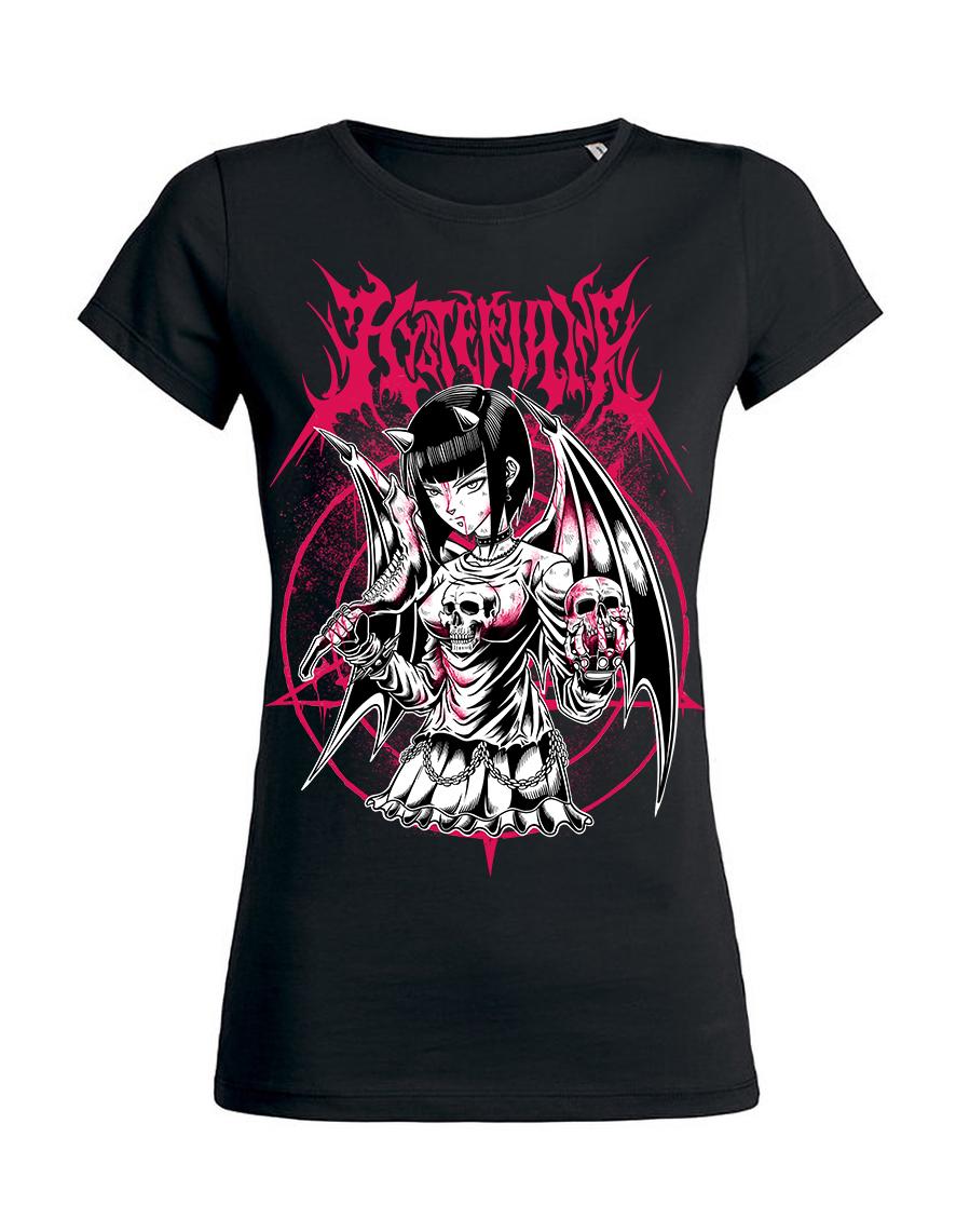 T-shirt femme Hysteria Ink Manga devil
