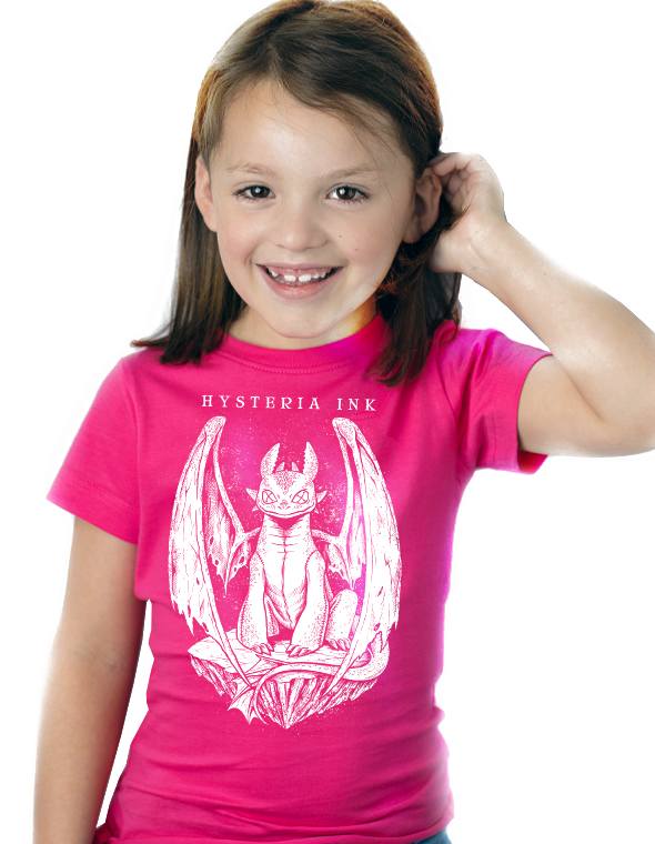 T-shirt enfant Hysteria Ink Dragon Ink Rose