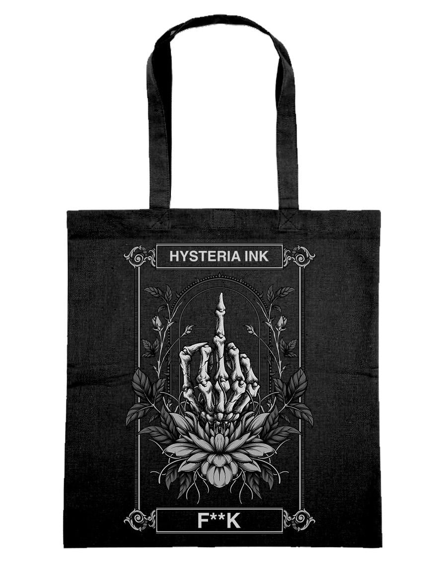 Tote bag Hysteria Ink F**k Sign Ink