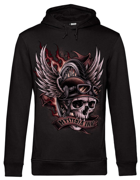 Sweat unisexe Sider Hysteria Ink Skull Biker 2