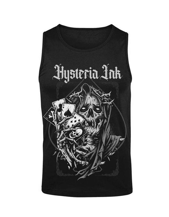 Debardeur homme Hysteria Ink The 4 Cards of Death Ink