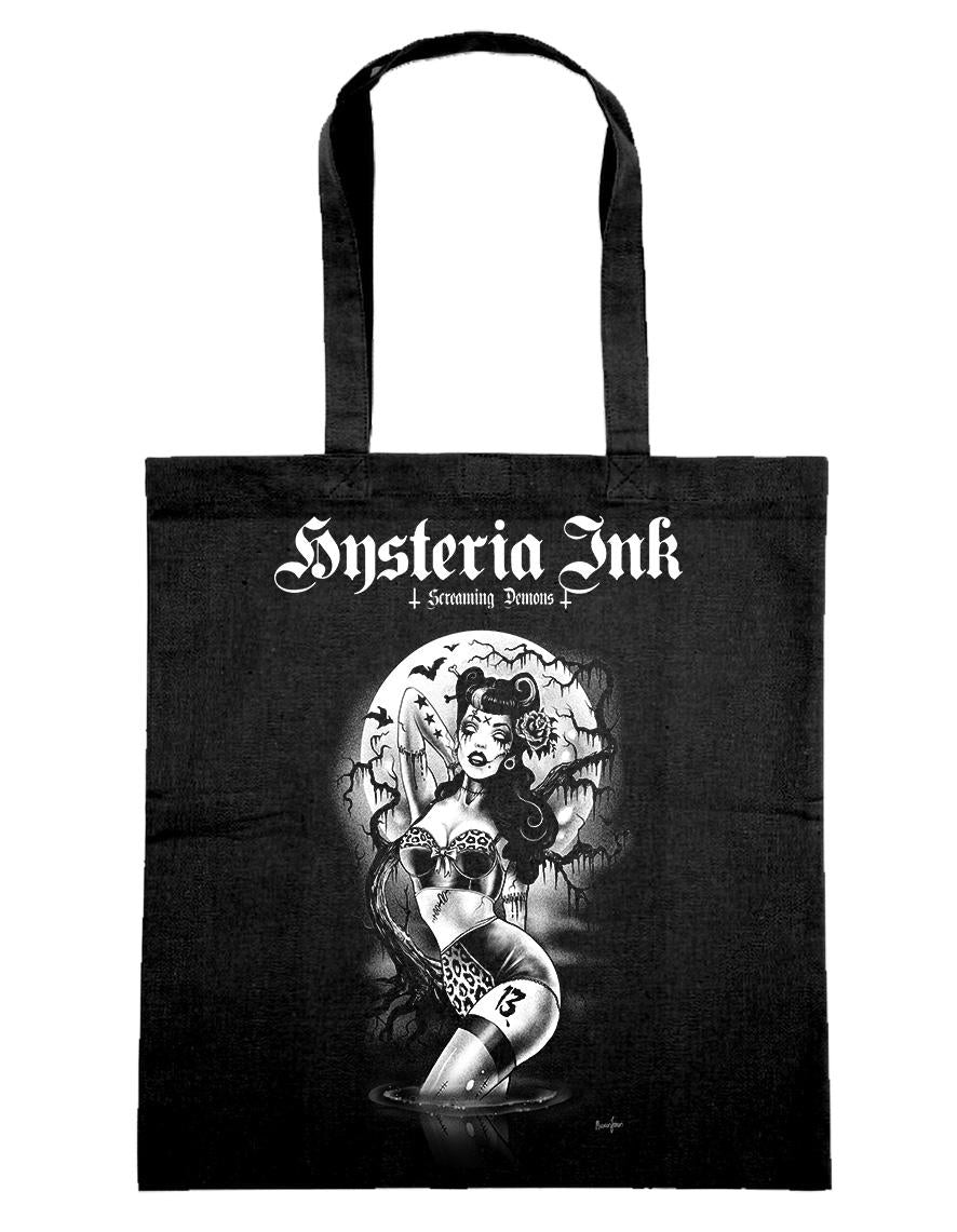 Tote bag Hysteria Ink swamp pinup
