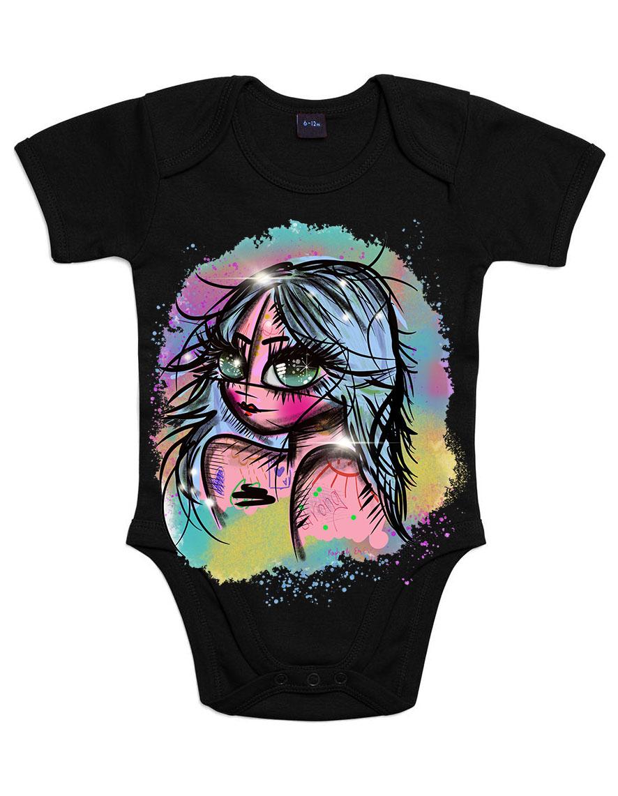 Grenouillere Baby BZ10 Hysteria Ink X Raphaelle Emery Forte et libre