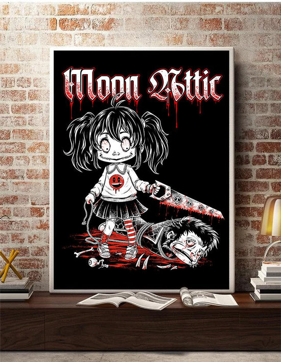 poster Moon Attic Girl killer Attic