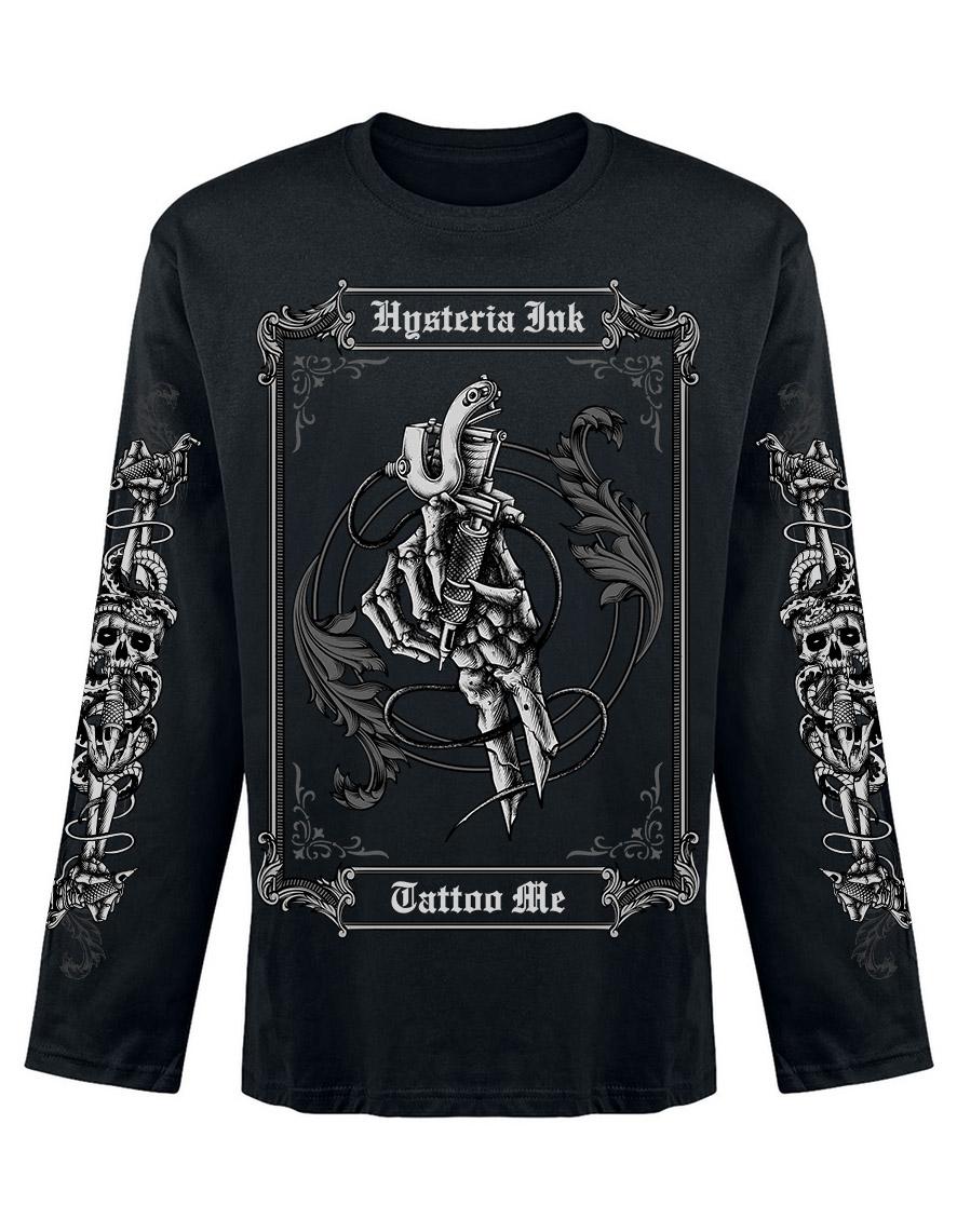 T-shirt unisexe manches longues Hysteria Ink Tattoo Me Ink