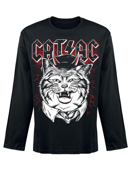 T-shirt unisexe Manches Longues Hysteria Ink Cat-AC