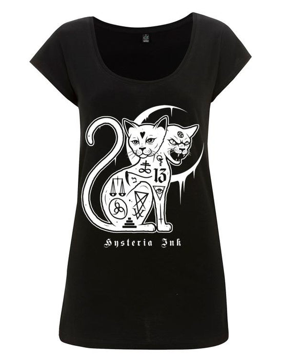 Tunique femme Hysteria Ink Two Head Cat Ink