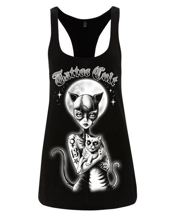 Debardeur long Tattoo Cult Miss Cat Cult