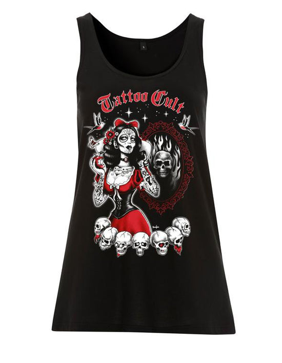 Debardeur Tattoo Cult Snow White Cult red