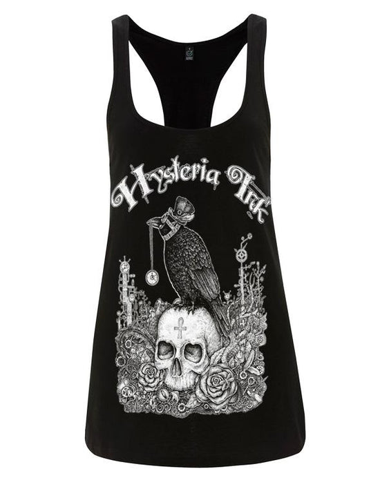 Debardeur long Hysteria Ink Raven steampunk