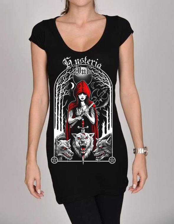 Robe Curved Hysteria Ink Red Ridind Ink