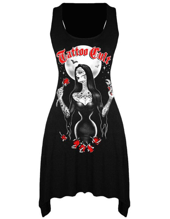 Tattoo Cult Morticia Kleid Cult