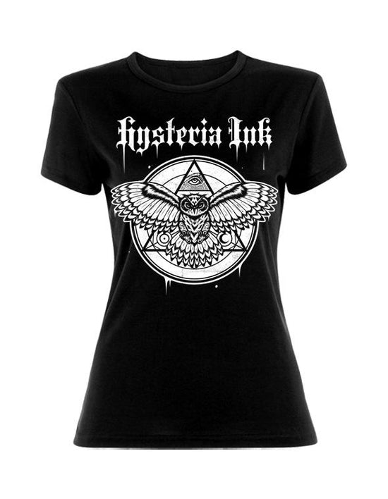 T-shirt femme Hysteria Ink Owl ink