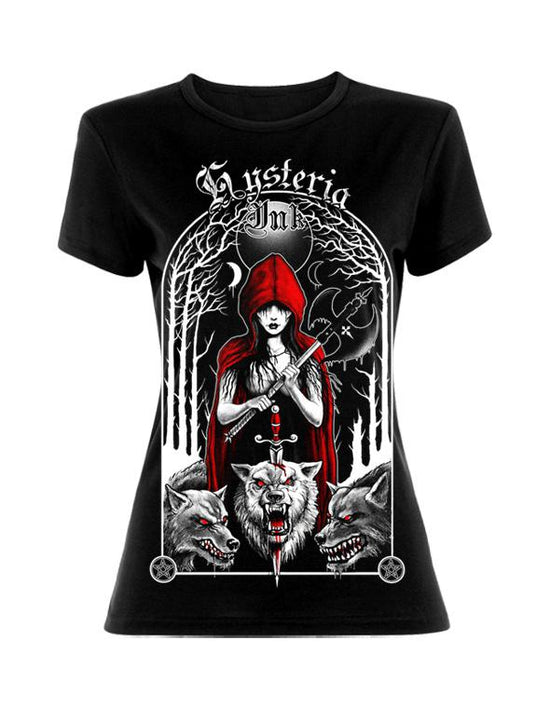 T-shirt femme Hysteria Ink Red Ridind Ink