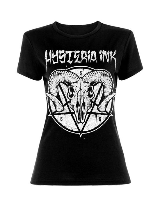 T-shirt femme Hysteria Ink 666Goat Ink