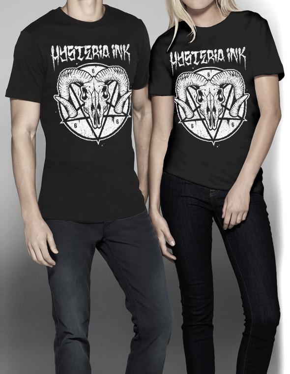 T-shirt unisex Hysteria Ink 666Goat Ink