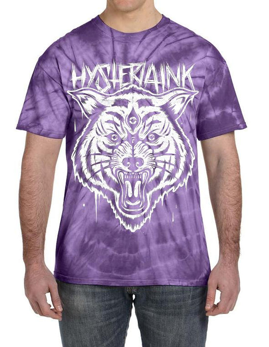 T-shirt unisexe Hysteria Ink Tie Dye Three-eyed Wolf Ink