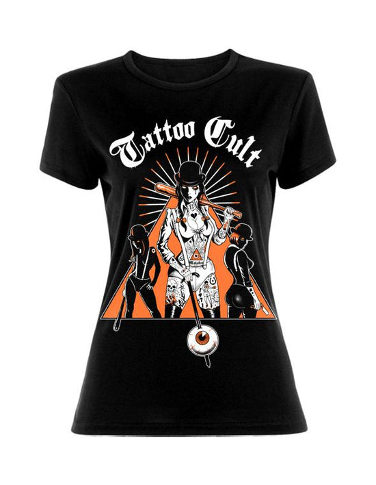 T-shirt Skinny Tattoo Cult Clockwork Cult